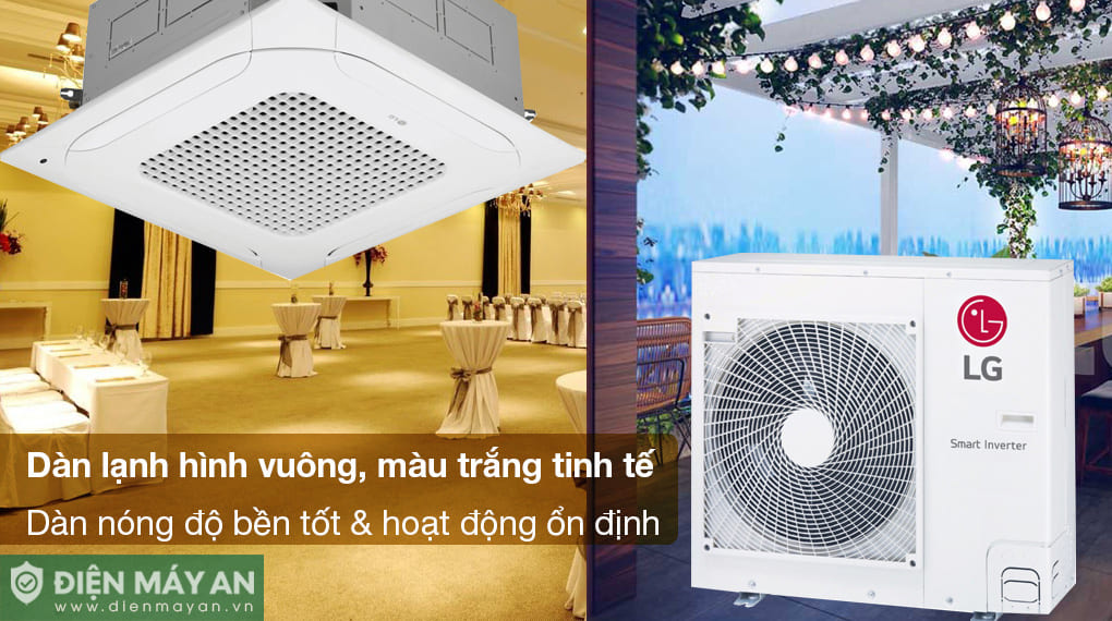 Điều hòa âm trần cassette LG Inverter 48000 BTU 3 pha ZTNQ48LMLA0